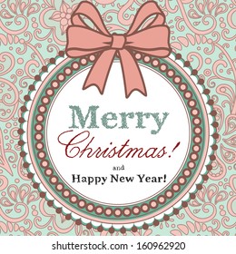 vector christmas card