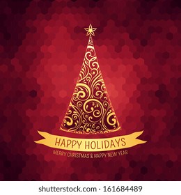 Vector Christmas card.