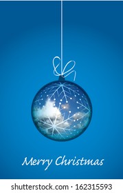 Vector Christmas card.