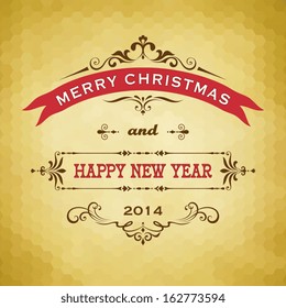 Vector Christmas card.