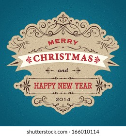 Vector Christmas card.