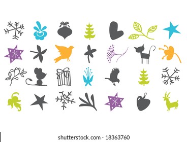 vector - christmas card
