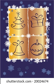 Vector Christmas card
