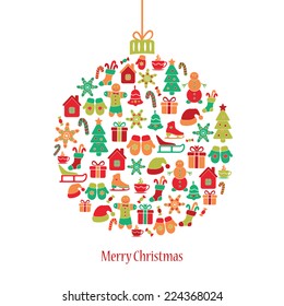 Vector christmas card