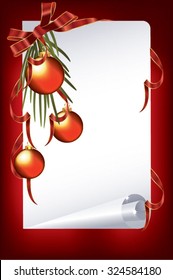 vector christmas card