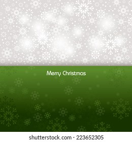 Vector Christmas Card. Abstract Background.