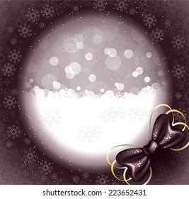 Vector Christmas Card. Abstract Background.