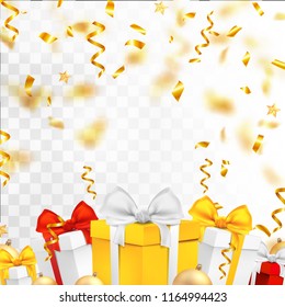 vector christmas card. holiday template for the new year.