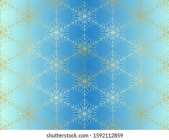 Vector Christmas card. Snowflakes background. Winter seamless pattern.