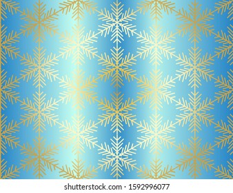 Vector Christmas card. Snowflakes background. Winter seamless pattern.