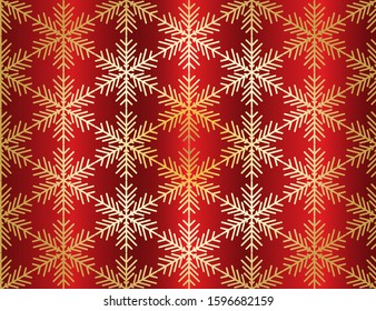 Vector Christmas card. Snowflakes background. Winter seamless pattern.