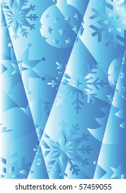 Vector Christmas Card or Wrapping Paper