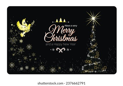 "Vector Christmas Card,Festive Illustrations for the Holidays"