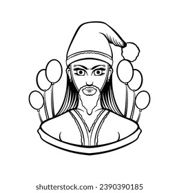 vector christmas coloring book cartoon