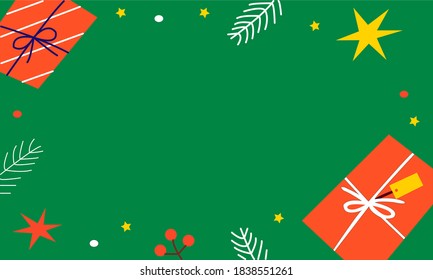a vector of christmas decorative background