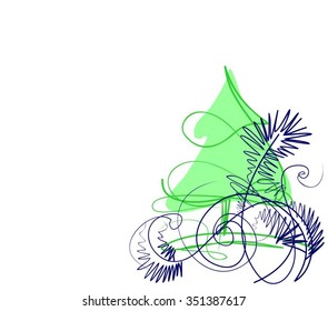  VECTOR Christmas decorative background for design