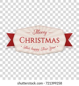 Vector Christmas decorative Emblem