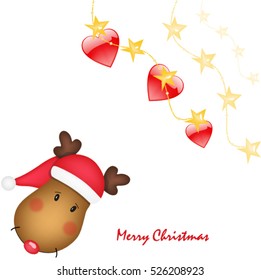 Vector Christmas Deer