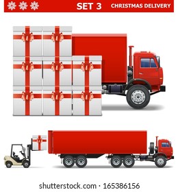 Vector Christmas Delivery Set 3