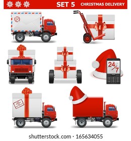 Vector Christmas Delivery Set 5