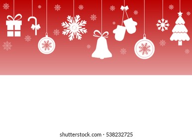 Vector christmas design with beautiful christmas elements, holidays greeting card.
