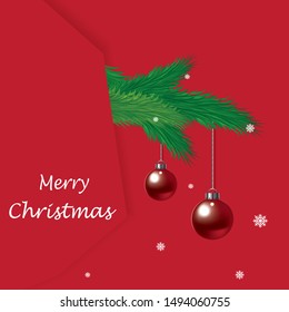 Vector Christmas design template. Vector illustration EPS10