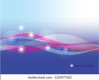 Vector Christmas festive background. Abstraction. Blue pink tones.