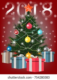 Vector Christmas Fir Tree