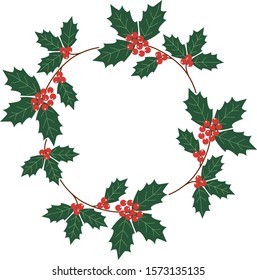 Vector christmas frame. Can be used as print, element design, invitation, greeting card, postcard, textile design, decoration, sticker, packaging dersign and so on.
