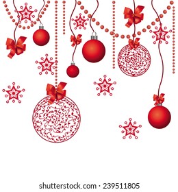 vector Christmas garland