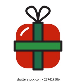 Vector Christmas gift
