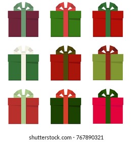Vector Christmas Gift Box
