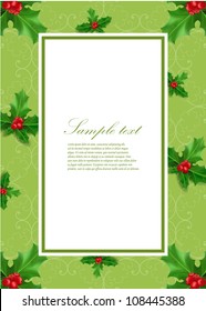 Vector Christmas greeting card