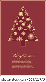 Vector Christmas greeting card 