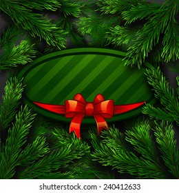 Vector Christmas Greeting Card
