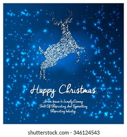 Vector Christmas greeting card