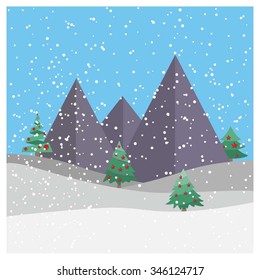 Vector Christmas greeting card
