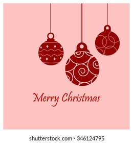 Vector Christmas greeting card