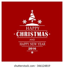 Vector Christmas greeting card