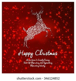 Vector Christmas greeting card