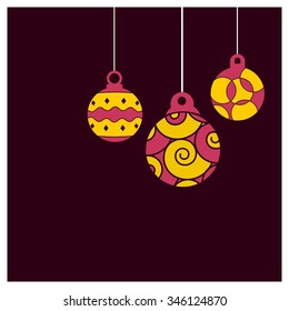 Vector Christmas greeting card