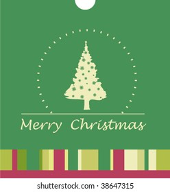Vector Christmas greeting card