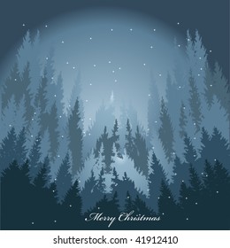 vector christmas greeting card