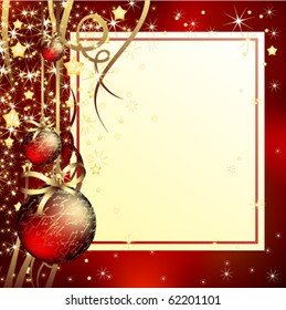 Vector Christmas greeting card
