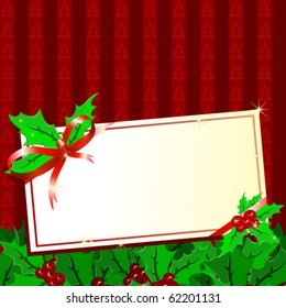 Vector Christmas greeting card