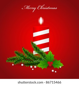 Vector christmas greeting card