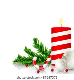 Vector christmas greeting card