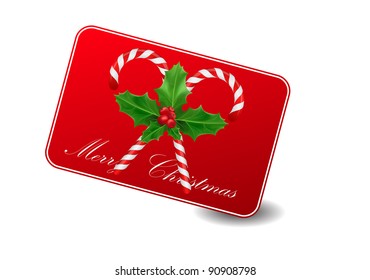 vector Christmas greeting card
