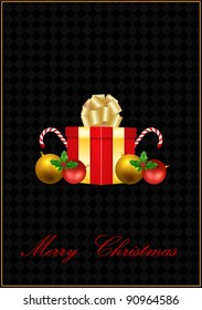 vector Christmas greeting card