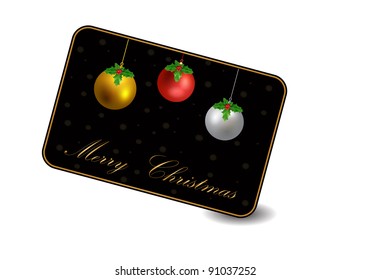 vector Christmas greeting card